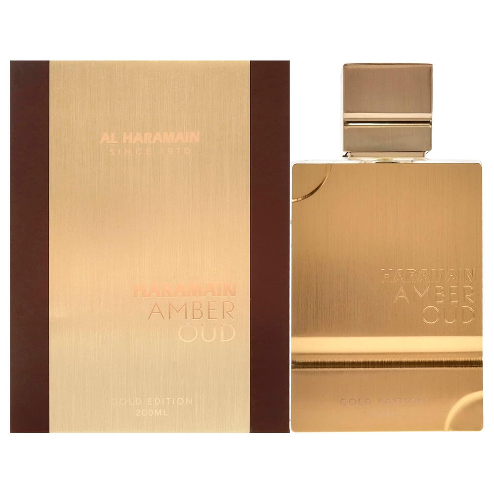 Al Haramain bottle front view showing elegant packaging and premium presentation