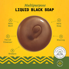Alaffia in shower setting illustrating refreshing cleanse benefit