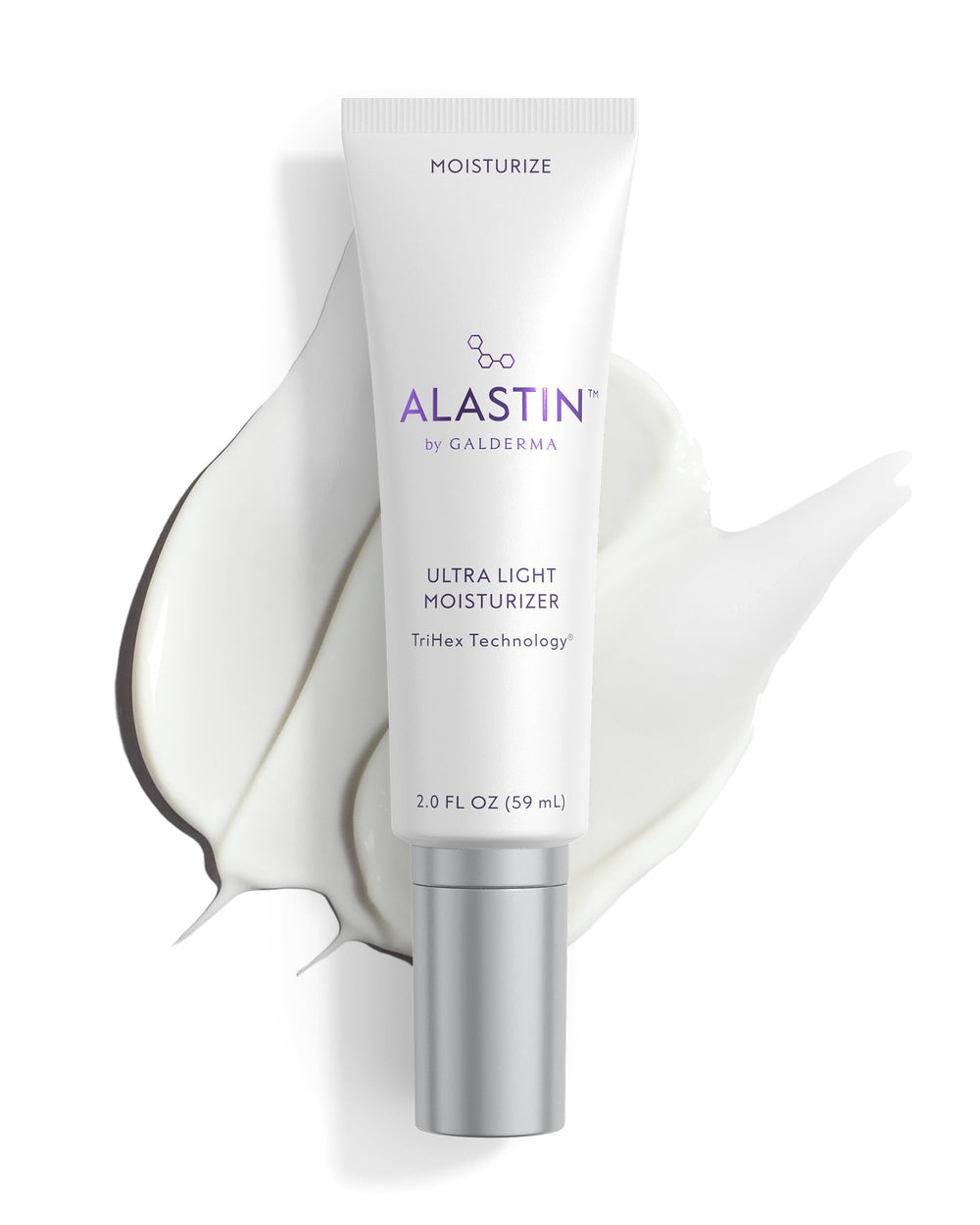 ALASTIN front packaging showing lightweight 2 oz bottle and product benefit