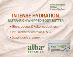 Alba Botanica dispensing cream from bottle illustrating easy application and controlled amount benefit