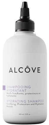 Alcôve front bottle showing label and hydrating benefits
