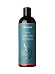 Aleavia Citrus Bliss front packaging showing bottle and citrus branding for gentle cleansing