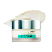 Algenist jar front view showing label and premium moisturizer benefit