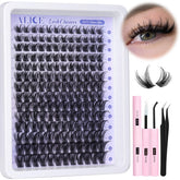 ALICE front packaging of lash cluster kit showing included contents and benefits