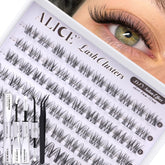 ALICE front packaging showing short lash clusters and kit benefits
