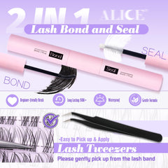ALICE precision tweezers close detail for accurate, neat application