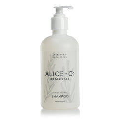 Alice + Co. front packaging showing bottle and hotel label, clearly branded and convenient