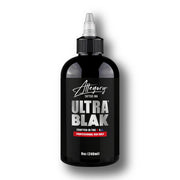 Allegory Ultra BLAK front bottle view showing clear PET packaging and label benefits