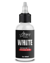 Allegory white front label showing brand and product clarity benefit