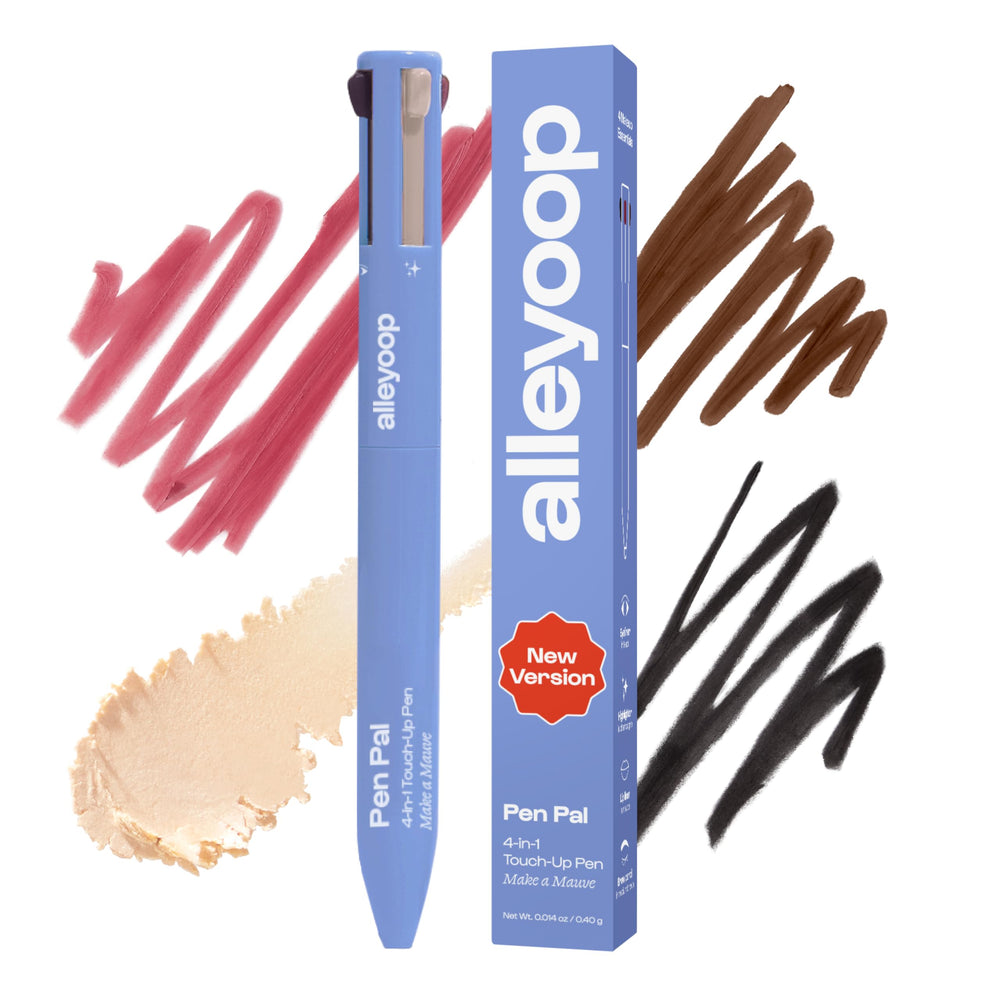 ALLEYOOP Pen Pal front view closed showing sleek travel-ready design and convenience
