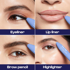 ALLEYOOP Pen Pal eyeliner tip close-up demonstrating precise application benefit