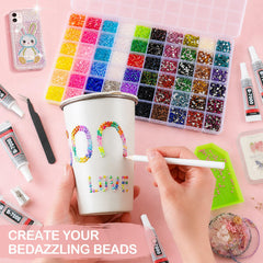 ALOCIAM open box with 60 color grids visible — organized color selection benefit