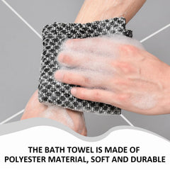 Alorin Towel soft side used on face for gentle cleansing