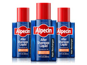 Alpecin front bottle showing label and size, clear benefit of daily tonic