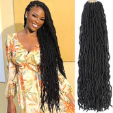 Alrence front packaging showing seven-pack kit and product benefit: ready-to-install locs