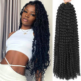 Alrence front packaging showing 24 inch passion twist and quick-install benefit
