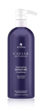 Alterna CAVIAR front packaging 33.8 oz showing product benefits and size
