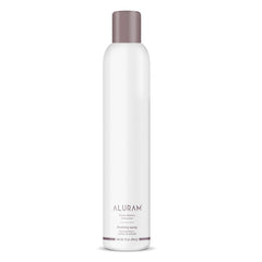 ALURAM finishing spray front label showing product and benefits