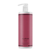ALURAM front bottle showing label and large 33.8 fl oz size, highlights volume benefit