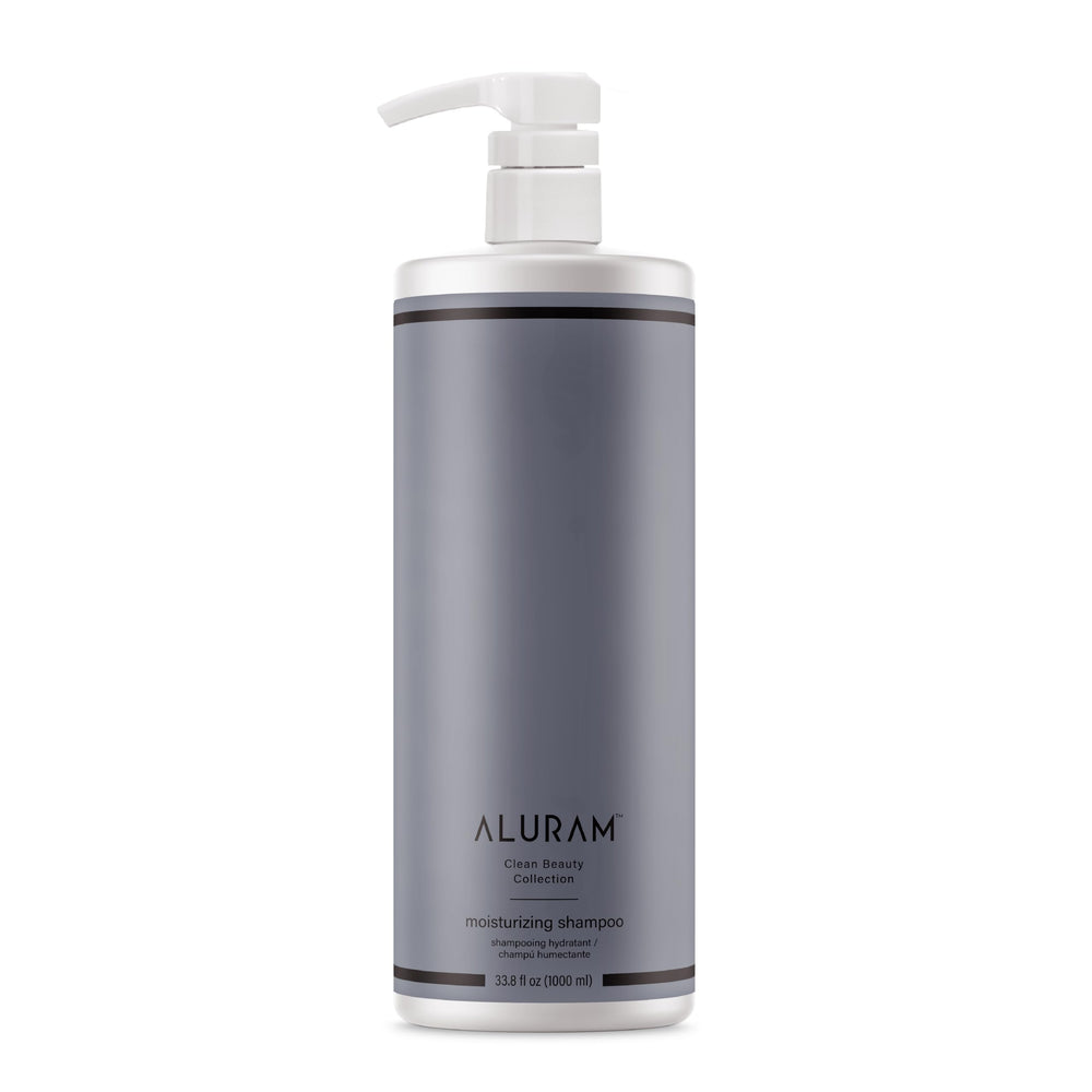 ALURAM front packaging showing coconut water shampoo benefits and size