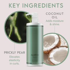 ALURAM pump dispensing shampoo for easy, no-spill application