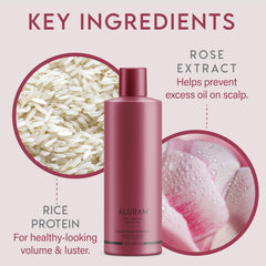 ALURAM rich lather foam detail demonstrating gentle, effective cleansing