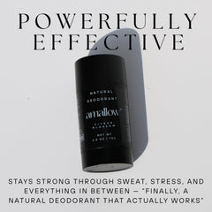 Amallow deodorant twist-up texture close-up for smooth application benefit