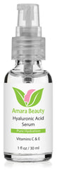 Amara Beauty texture closeup of serum drop highlighting lightweight, fast-absorbing finish