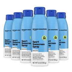 Amazon Essentials front packaging showing SPF 30 and pack benefits