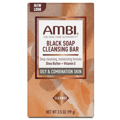 Ambi black soap front packaging showing clean branding and convenient pack benefit