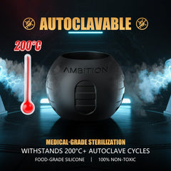 Ambition grip installed on rotary pen showing secure fit and better control