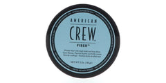 American Crew Classic Fiber front jar view showing product benefit of strong hold