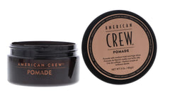 American Crew jar front view showing label and easy scoop benefit