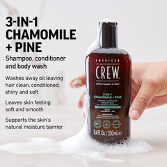 American Crew lather texture foam demonstrating gentle cleansing and conditioning benefit
