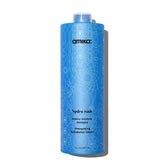 Amika frontal bottle shot showing hydro rush branding and benefit