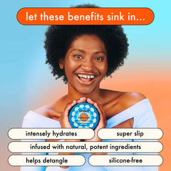 Amika Hydro Rush whipped texture close-up illustrating rich spreadability