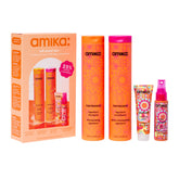 Amika Normcore shampoo front packaging showing nourishing benefits