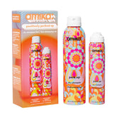 amika duo front packaging showing full and travel sizes for easy refresh