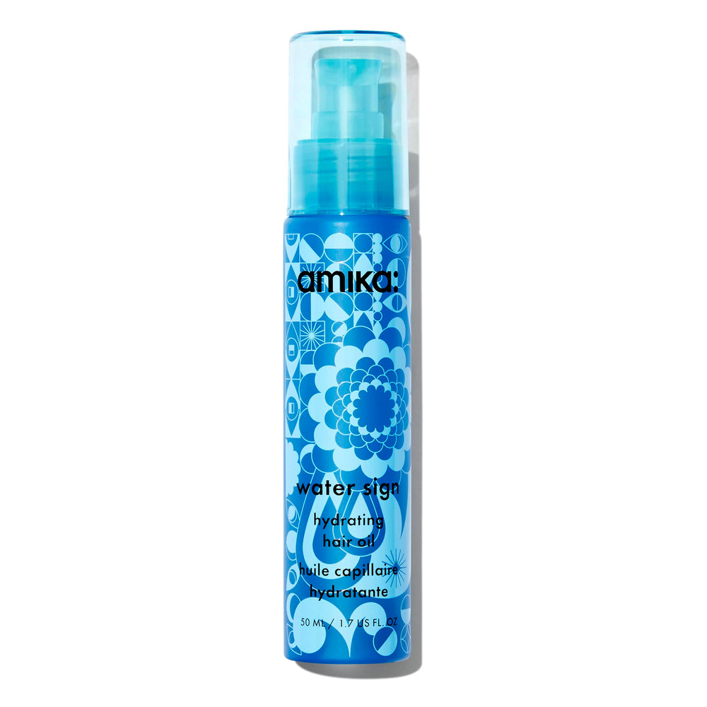 Amika front bottle displaying compact travel-friendly design and clear purpose