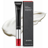 AMIRO front packaging showing compact cream and massager for quick routines