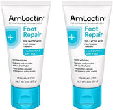 AmLactin front packaging showing tube and pack for visible foot repair benefits