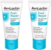 AmLactin front packaging showing tube and pack for visible foot repair benefits