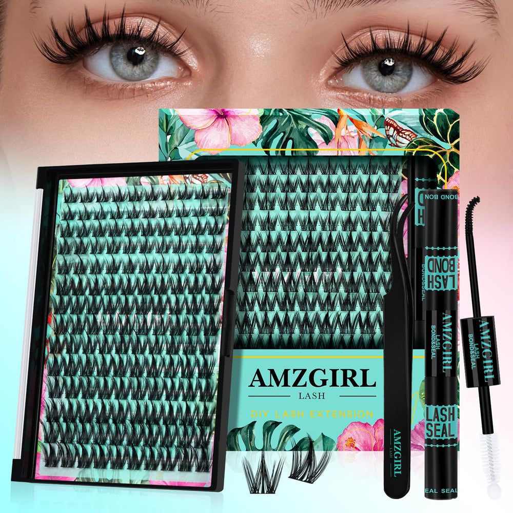 AMZGIRL LASH front packaging showing kit contents and benefits