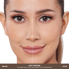 Anastasia Brow Definer Mini triangular tip closeup enabling precise multiedge strokes