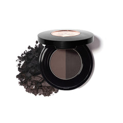 Anastasia Beverly Hills compact front view showing dual shades and compact design benefit portability