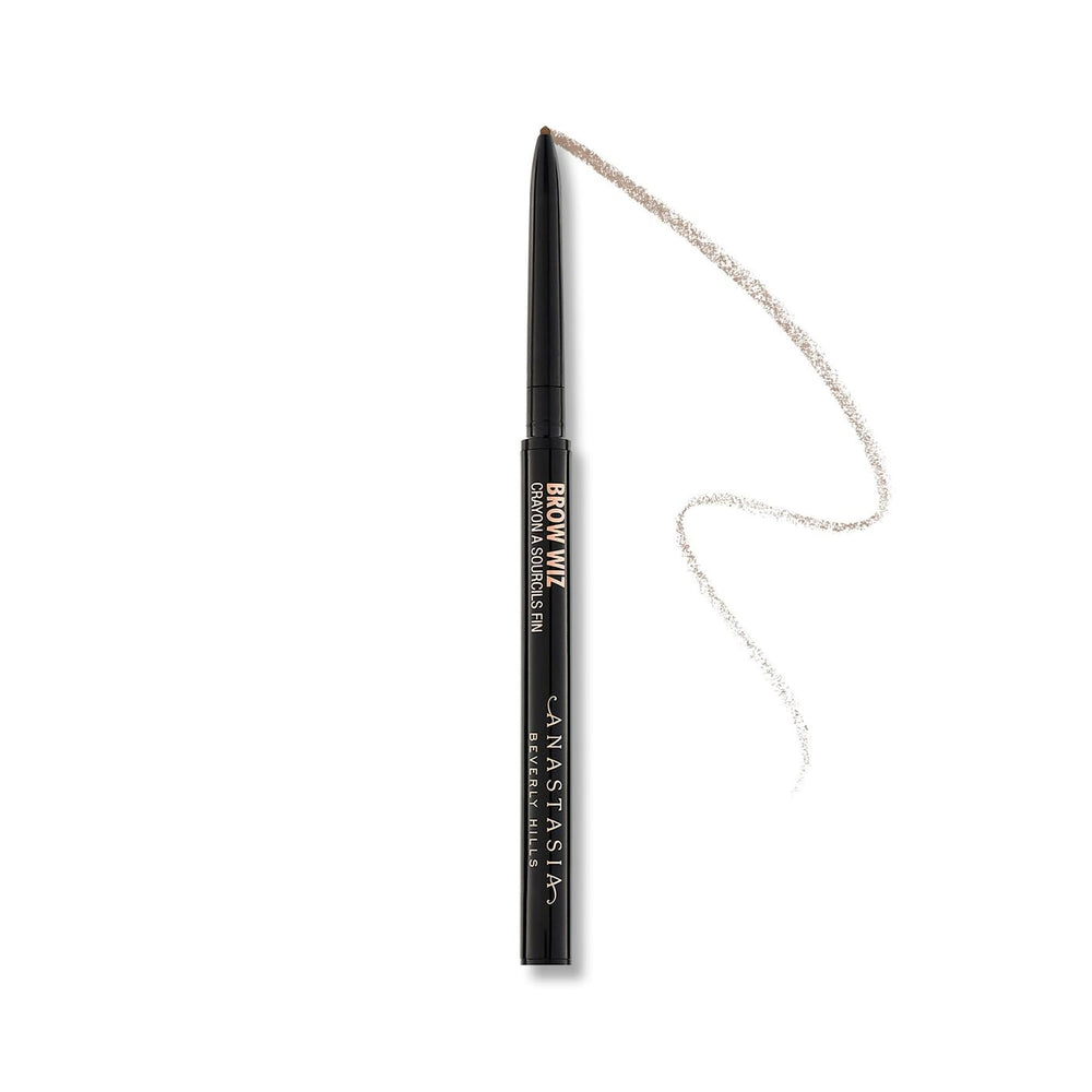 Anastasia Beverly Hills Brow Wiz Mini front packaging showing compact pencil for travel
