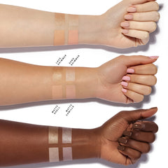 Anastasia Beverly Hills pencil in use on brows demonstrating quick travel-friendly touch-up