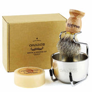 Anbbas brush and mug front view showing complete kit benefits
