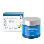 Andalou Naturals jar front view showing clean packaging and clear benefit