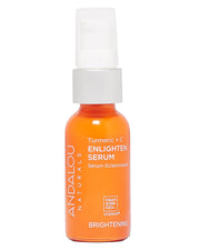 Andalou Naturals front bottle showing turmeric vitamin C serum for brightening